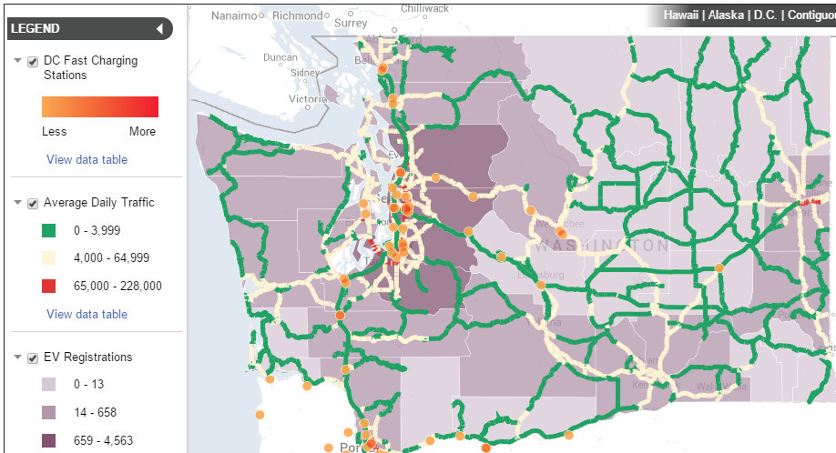 Wa State Ev Charging Stations